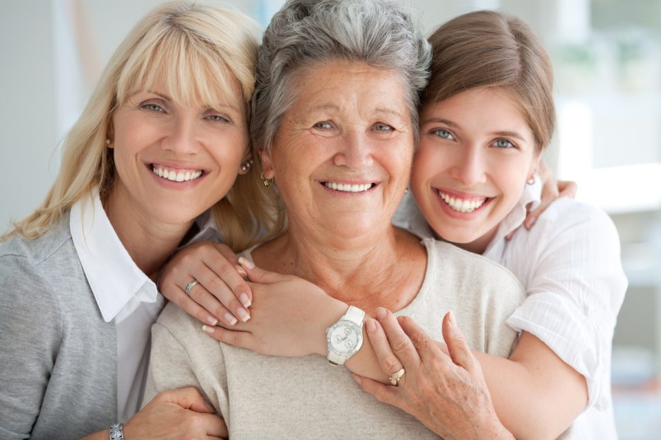 Three female generations.