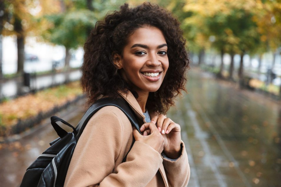 Girl smiling after visiting orthodontics in north york