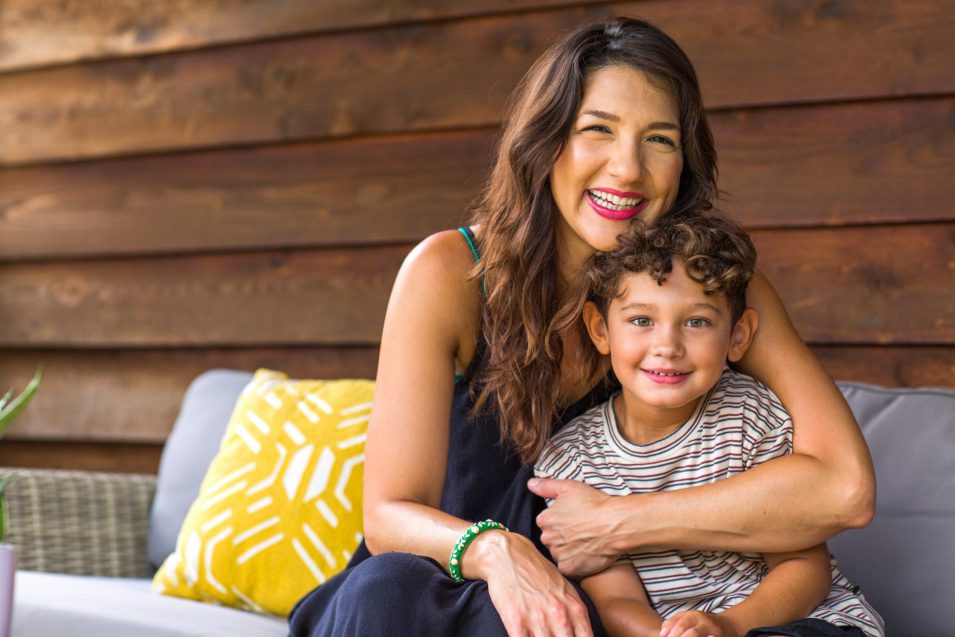 Mother and little patient happy with the treatment from pediatric dentistry in North York